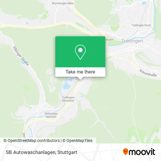 Карта SB Autowaschanlagen