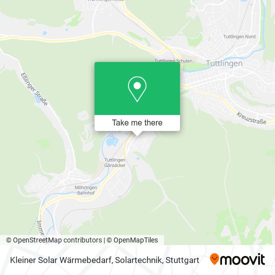 Kleiner Solar Wärmebedarf, Solartechnik map