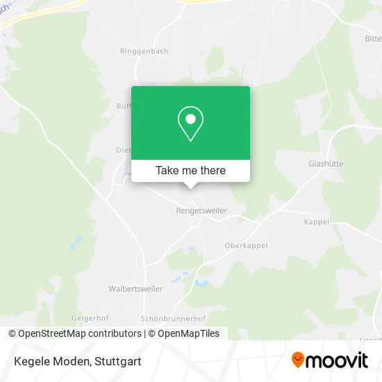 Карта Kegele Moden