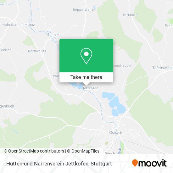 Hütten-und Narrenverein Jettkofen map