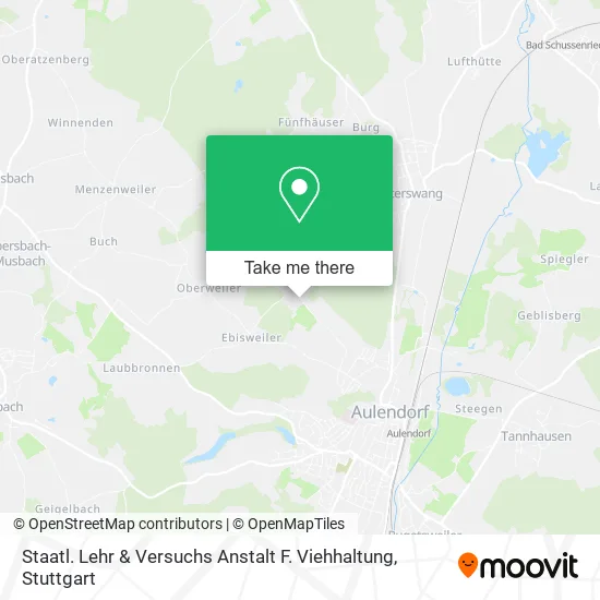 Карта Staatl. Lehr & Versuchs Anstalt F. Viehhaltung