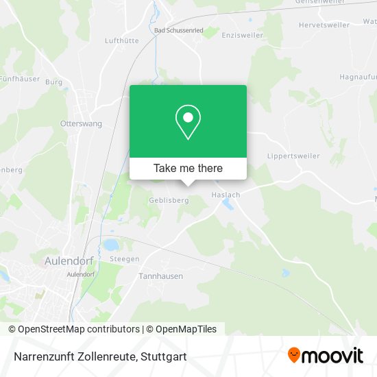 Narrenzunft Zollenreute map
