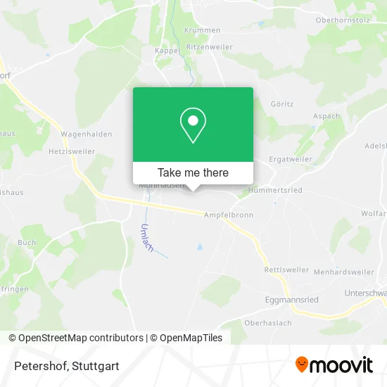 Карта Petershof