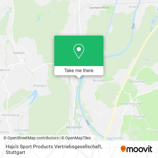 Hajo's Sport Products Vertriebsgesellschaft map