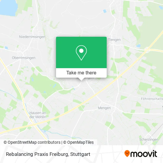 Карта Rebalancing Praxis Freiburg