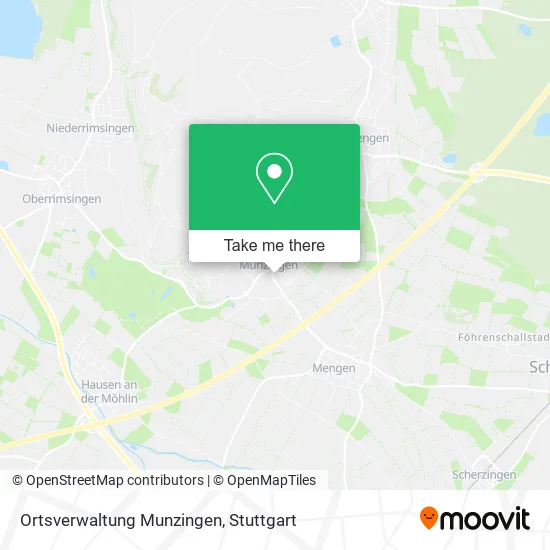 Карта Ortsverwaltung Munzingen