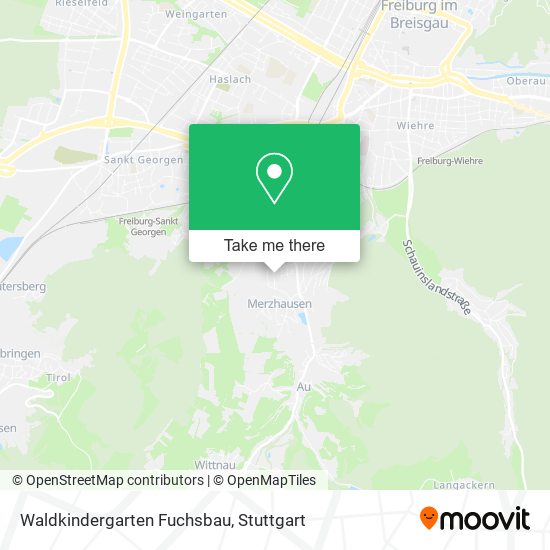 Waldkindergarten Fuchsbau map