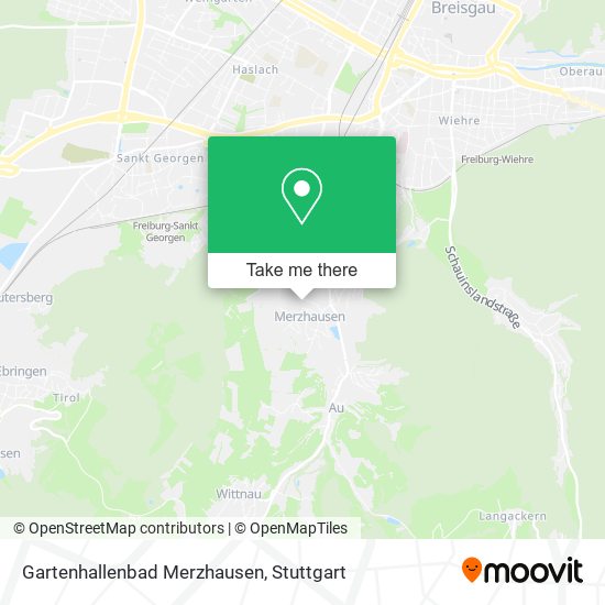 Карта Gartenhallenbad Merzhausen
