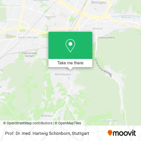Prof. Dr. med. Hartwig Schönborn map