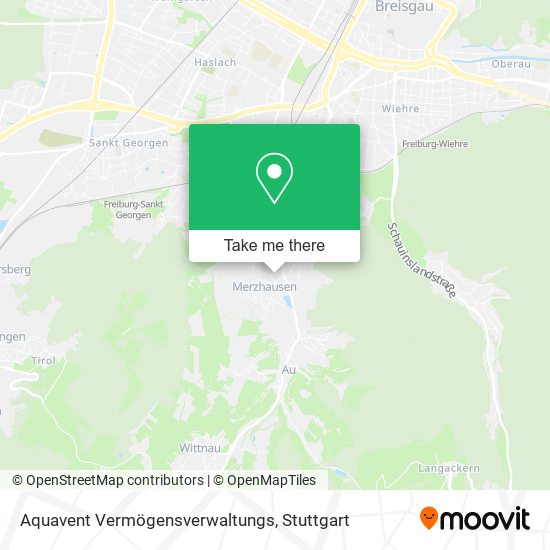 Aquavent Vermögensverwaltungs map