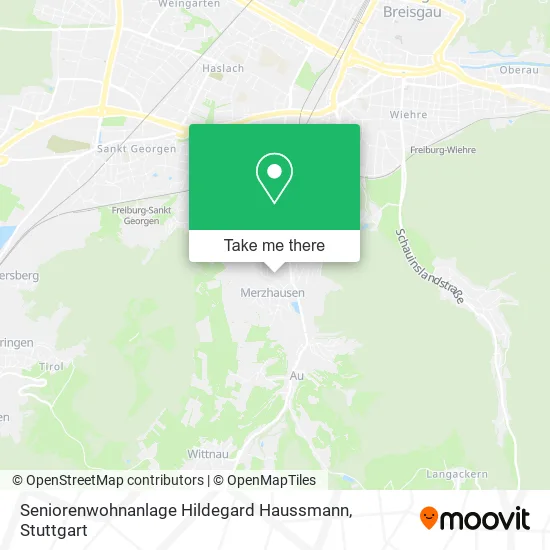 Карта Seniorenwohnanlage Hildegard Haussmann