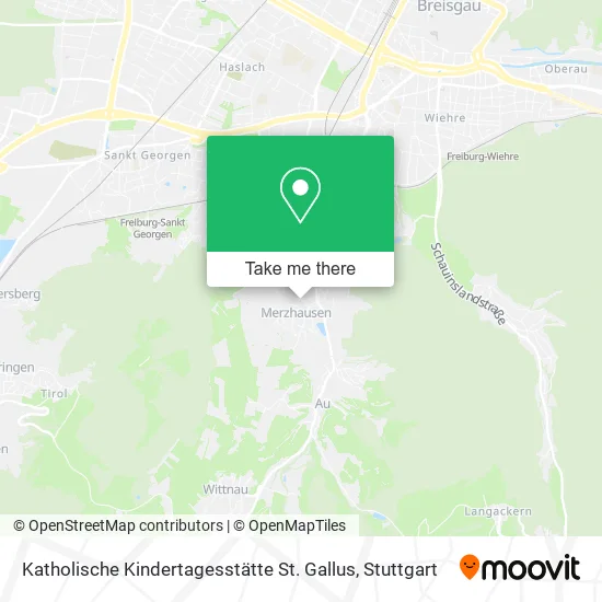 Карта Katholische Kindertagesstätte St. Gallus