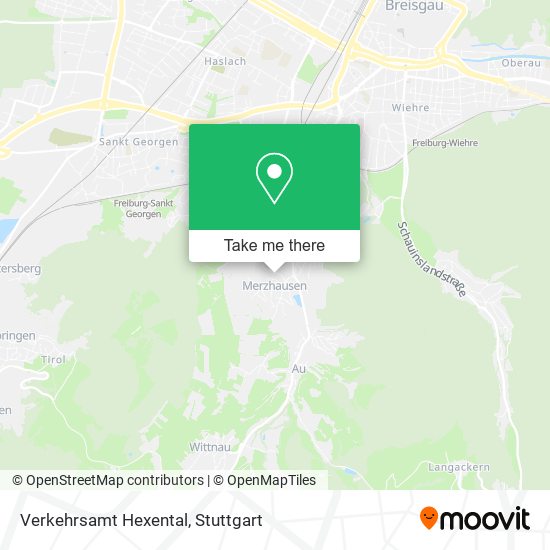 Карта Verkehrsamt Hexental