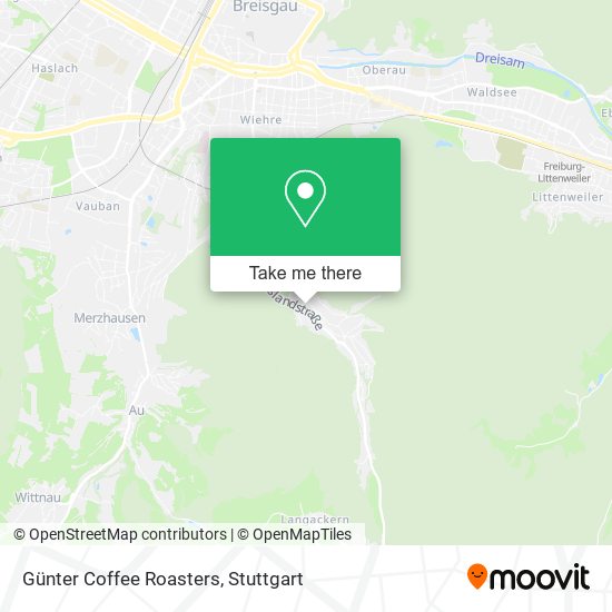 Günter Coffee Roasters map
