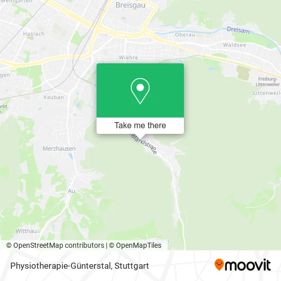 Карта Physiotherapie-Günterstal