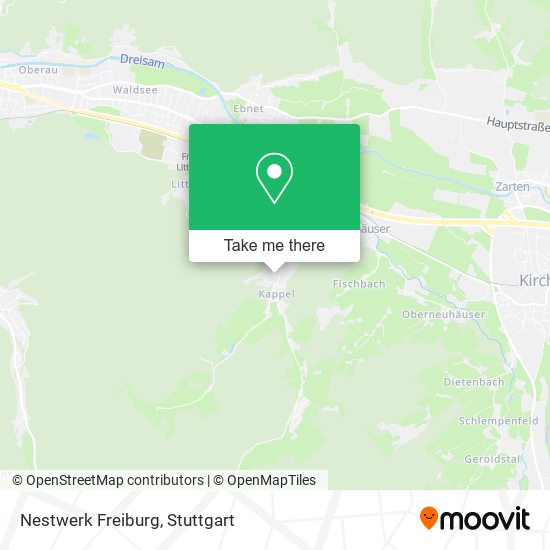 Nestwerk Freiburg map