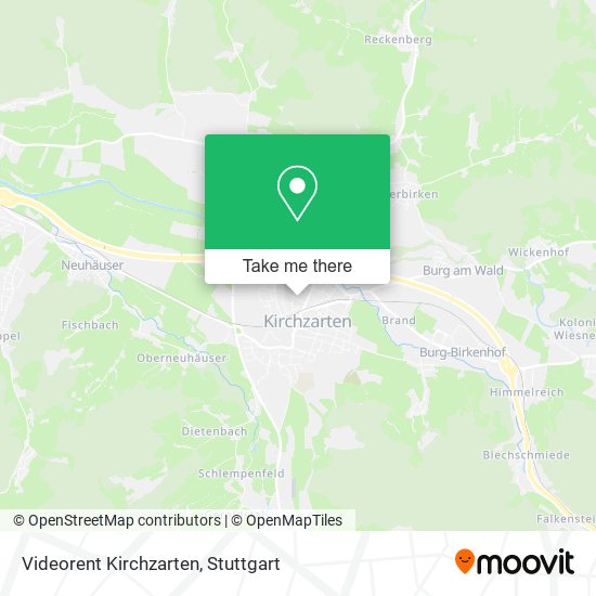 Карта Videorent Kirchzarten