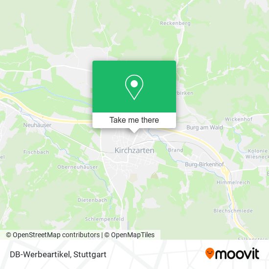 DB-Werbeartikel map