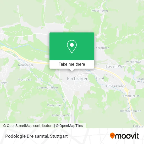 Карта Podologie Dreisamtal