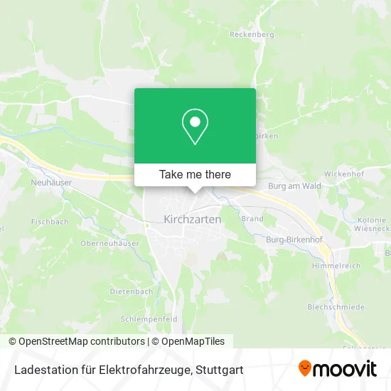 Карта Ladestation für Elektrofahrzeuge