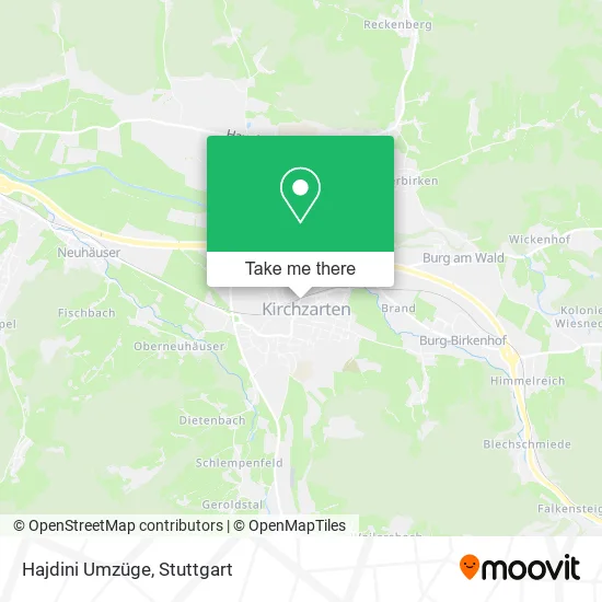 Карта Hajdini Umzüge