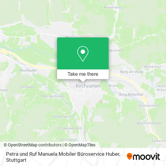 Карта Petra und Ruf Manuela Mobiler Büroservice Huber