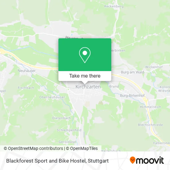 Карта Blackforest Sport and Bike Hostel