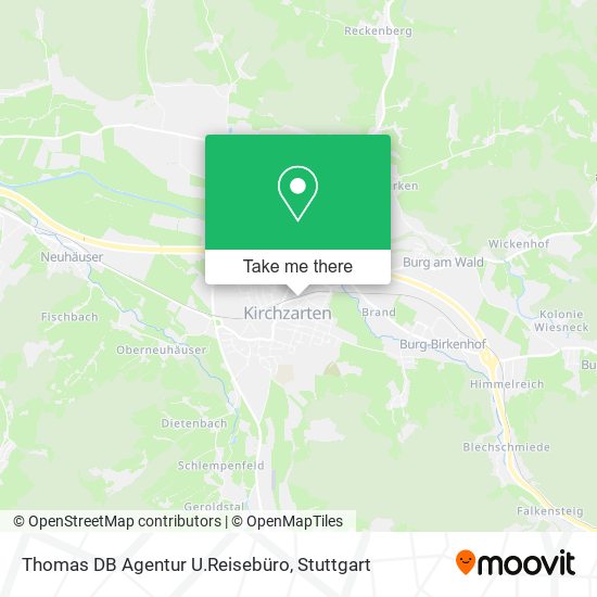 Карта Thomas DB Agentur U.Reisebüro