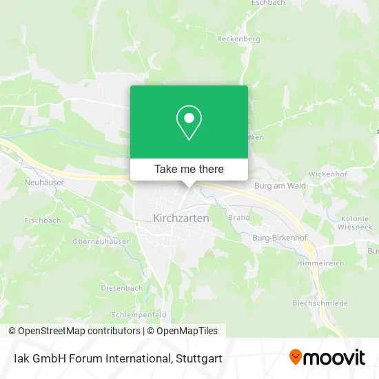 Карта Iak GmbH Forum International