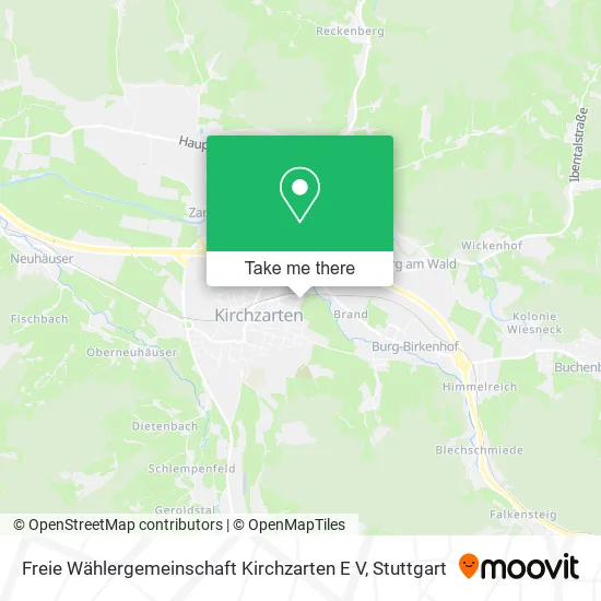 Карта Freie Wählergemeinschaft Kirchzarten E V