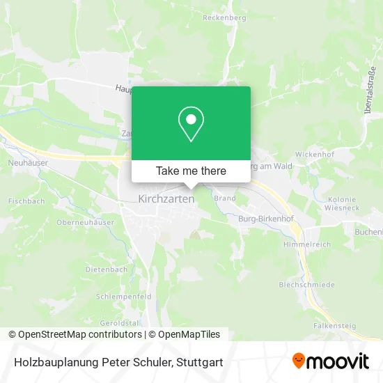 Карта Holzbauplanung Peter Schuler