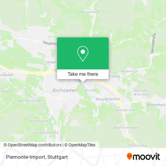 Карта Piemonte-Import