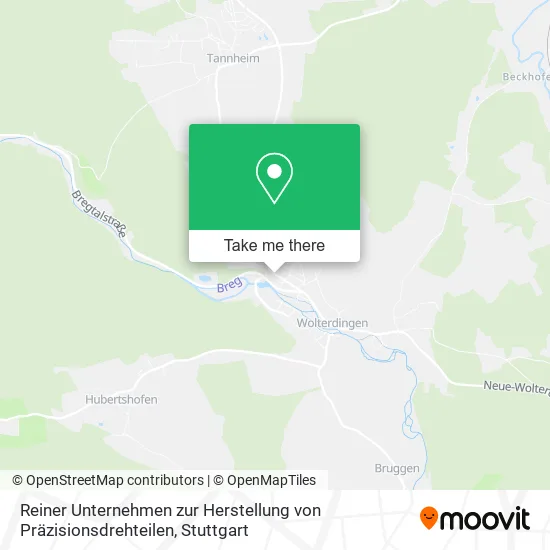 Карта Reiner Unternehmen zur Herstellung von Präzisionsdrehteilen