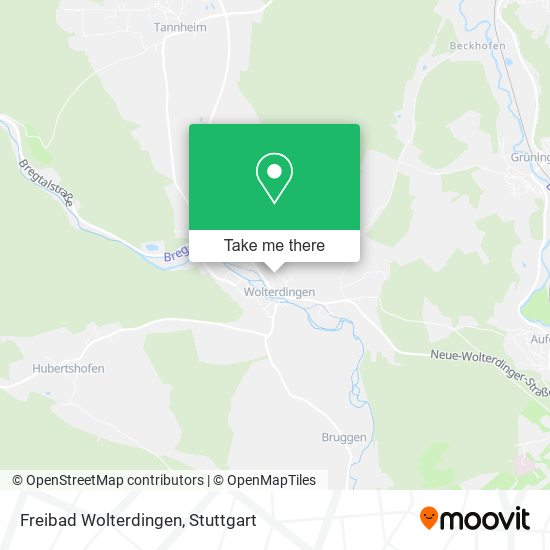 Freibad Wolterdingen map