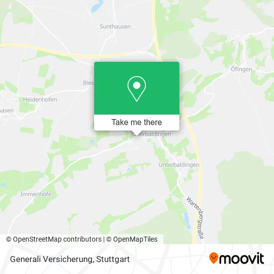 Generali Versicherung map