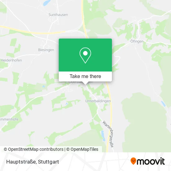 Карта Hauptstraße
