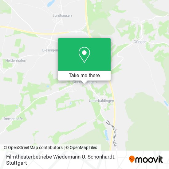 Filmtheaterbetriebe Wiedemann U. Schonhardt map