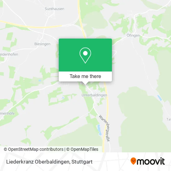 Карта Liederkranz Oberbaldingen