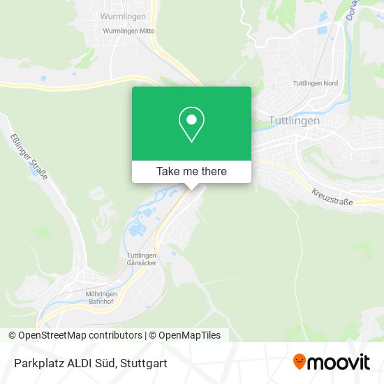 Карта Parkplatz ALDI Süd
