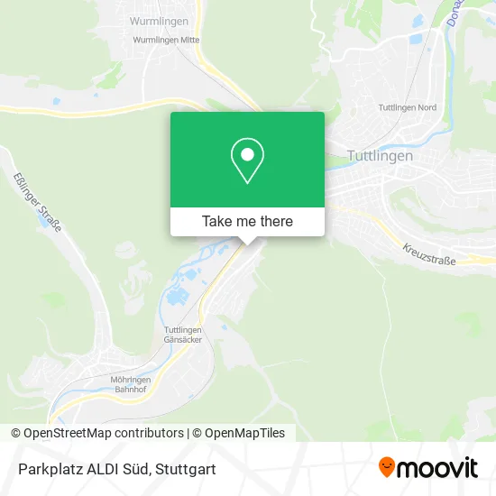 Карта Parkplatz ALDI Süd