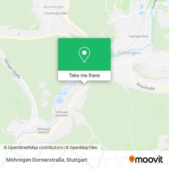 Möhringen Dornierstraße map