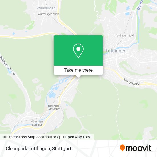 Cleanpark Tuttlingen map