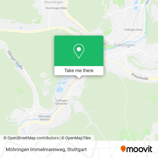 Карта Möhringen Immelmannweg