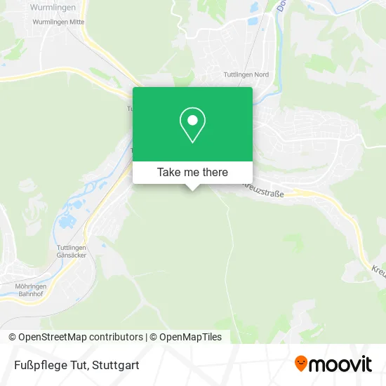 Карта Fußpflege Tut