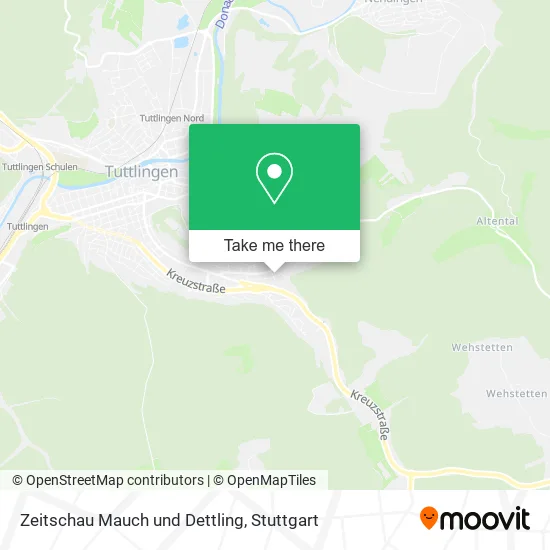 Карта Zeitschau Mauch und Dettling