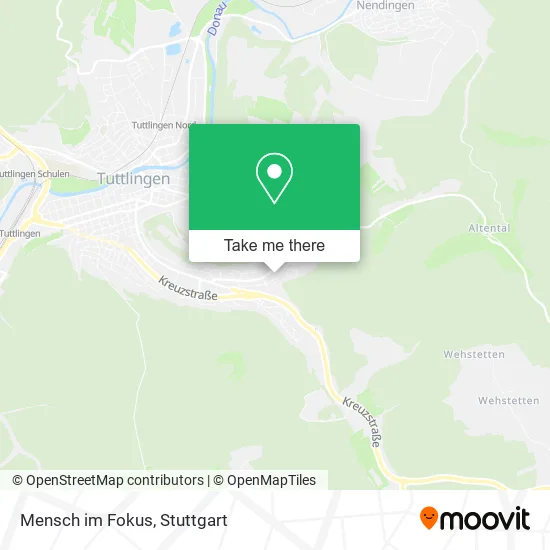 Карта Mensch im Fokus