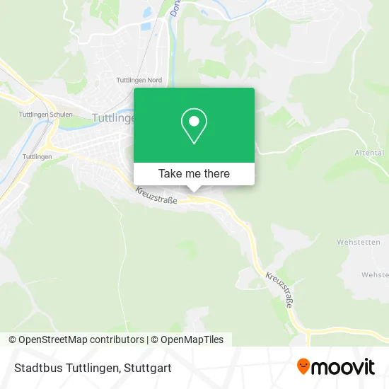Карта Stadtbus Tuttlingen