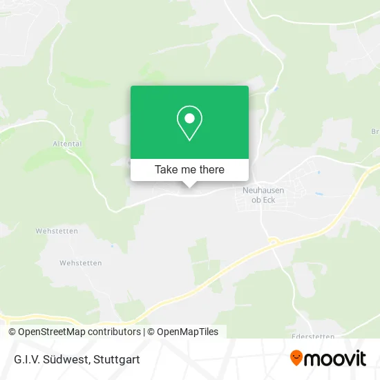 Карта G.I.V. Südwest