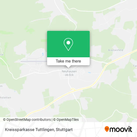 Карта Kreissparkasse Tuttlingen