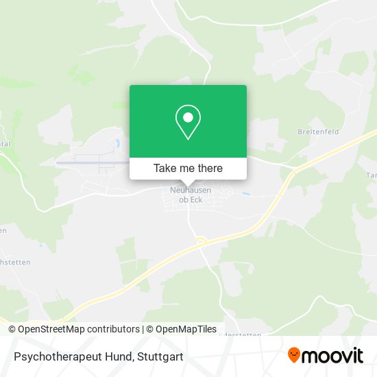 Psychotherapeut Hund map